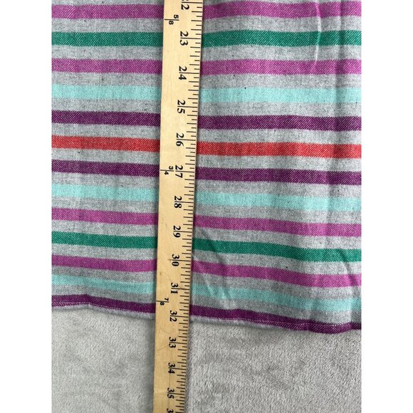 Lands End Womens Flannel A-Line Long Sleeve Tunic Multicolored Long Sleeve M - Picture 8 of 16